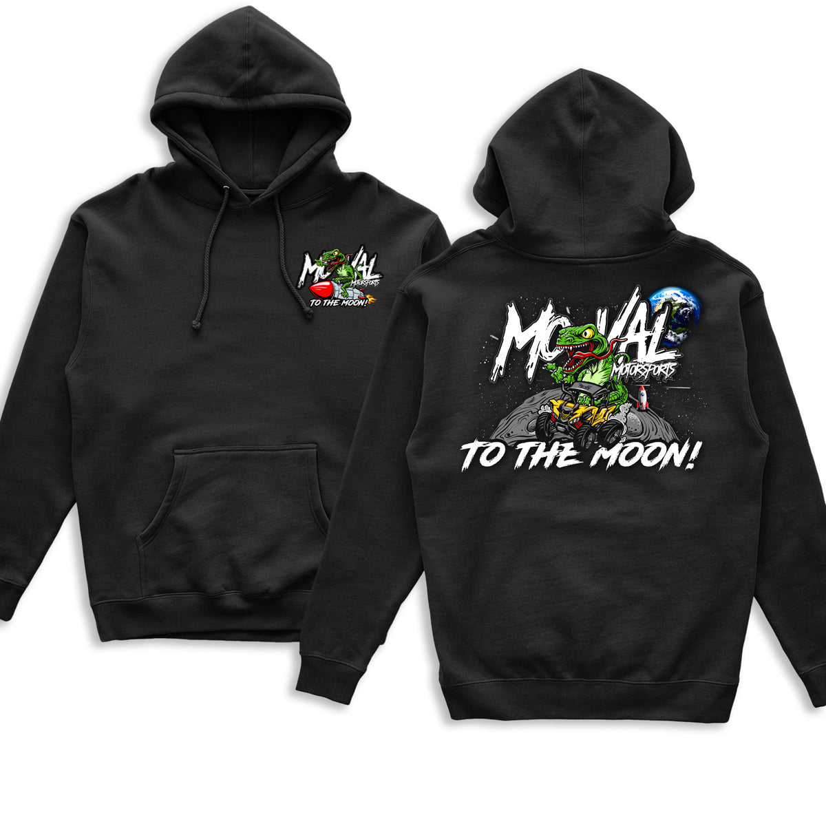 To The Moon Hoodie! – Mo-val motorsports
