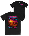 Moval Retro Glamis Tee Black