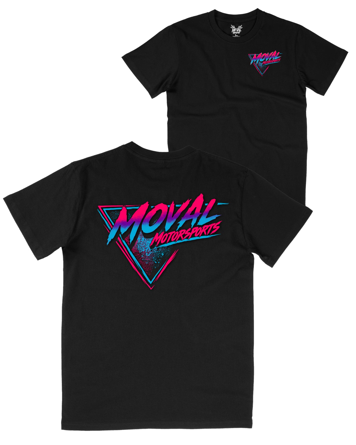 Moval Retro Logo Tee Black