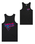 Moval Retro Logo Tank Black