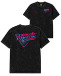 Moval Retro Logo Vintage Tee Black