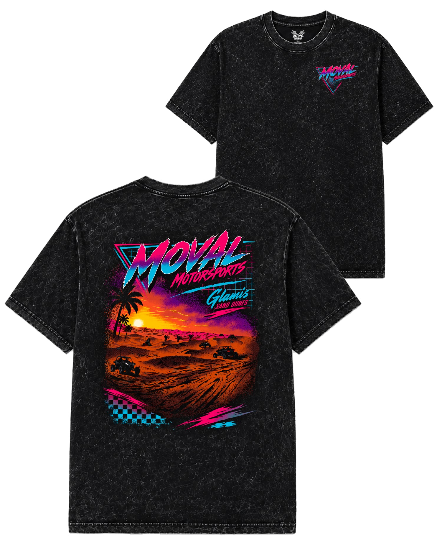 Moval Retro Glamis Vintage Tee Black